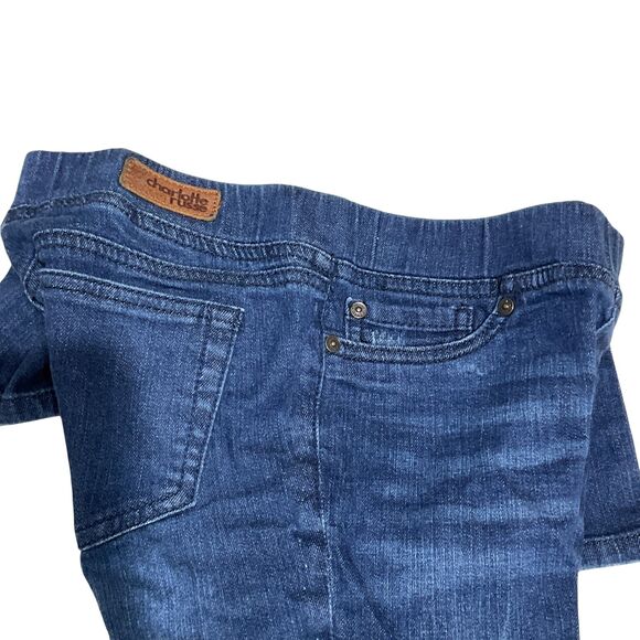 Charlotte Russe Stretchy Leggings Size 2 Cotton Spandex - Picture 5 of 10